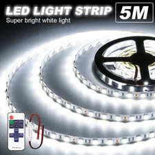 16 ft UV / White LED Strip Black Light Night Fishing Ultraviolet Boat 12v