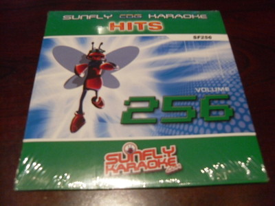 SUNFLY HITS KARAOKE  DISC SF256 VOLUME 256 CD+G SEALED 15 TRACKS