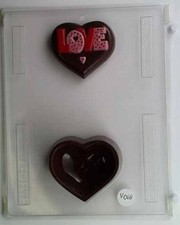 Cybrtrayd V060 Heart for Specialty Box Valentine Chocolate Candy Mold