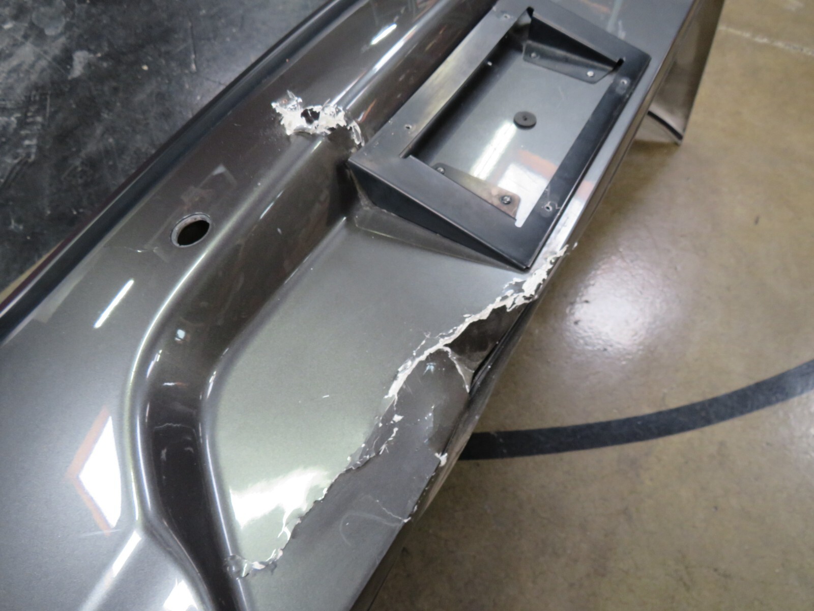 Ferrari 599 GTB, Rear Bumper Cover w/ Sensor Option, Dmg, Used, P/N 82902010
