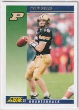 Drew Brees - 2022 Panini Chronicles Draft Picks Score Purple Parallel #20