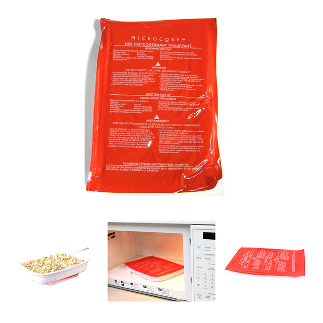 Vesture Hot PackReplacement Microcore Pac for Casserole Carriers (Red
