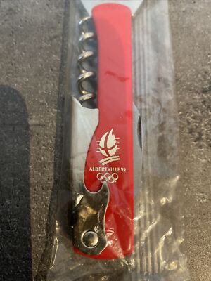 Décapsuleur Limonadier JO Albertville 1992 – Neuf – Objet Collector Jeux Olympiques D’Hiver