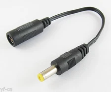 1pc 15cm 4.8x1.7mm Male Plug to 5.5x2.1mm Female Jack DC Power Adapter Cable