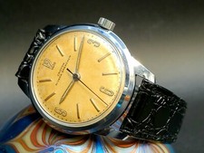 Reloj Hombre Croton Nivada Grenchen Años 50 Cuerda Manual De Colección - ¡Recién Reparado!