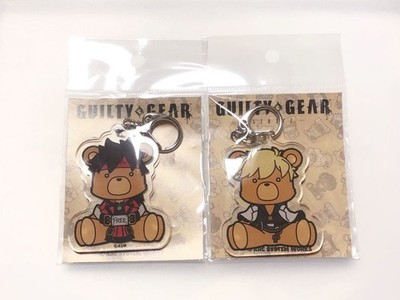 Guilty Gear -STRIVE- Acrylic Keychain Set Sol Badguy Kai Kiske NIP Unopened