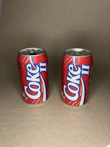 Coke 2 New Coke - Empty Aluminum Can Coca-Cola Vintage Rare Coke ll