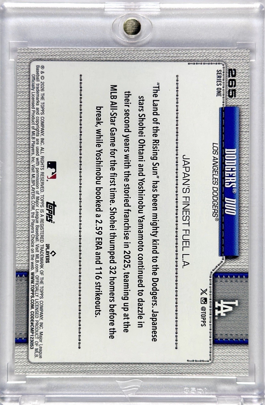 Dodgers Six Pack Slab Ohtani PSA 10 Hyeseong Kim Auto /99 Betts /325 view 9