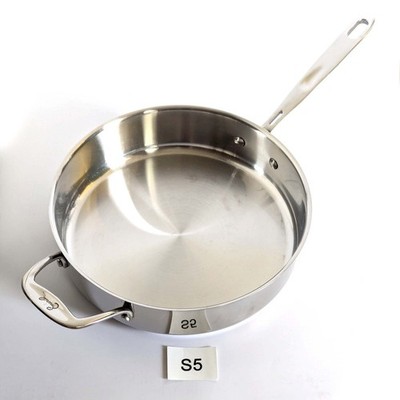 Emeril Stainless Steel 3-Qt Saute Pan Skillet Frying Pan 10'' Copper Core NO LID