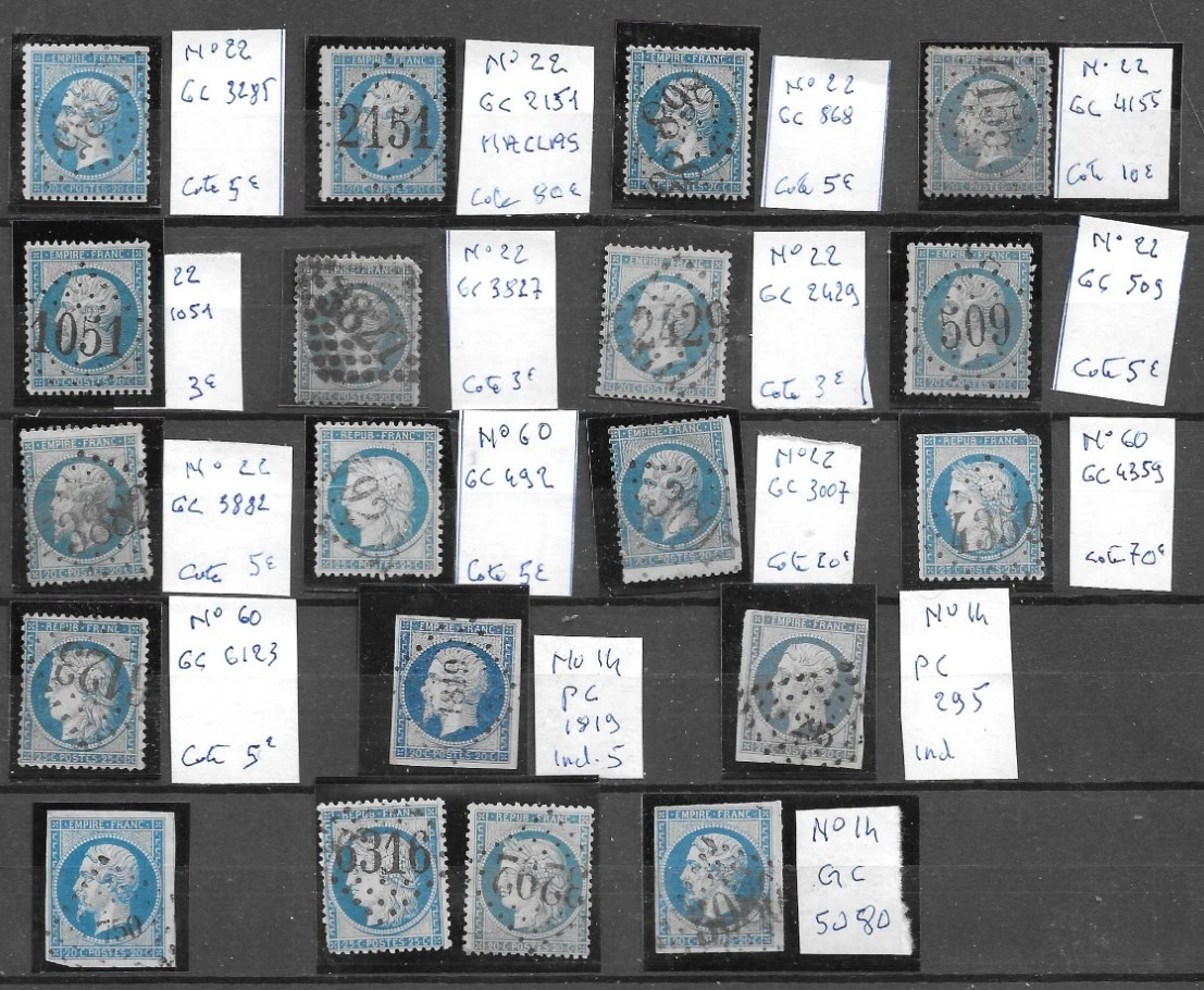 Collections - Petit lot de timbres oblitérés et neufs Collections - Petit lot de timbres oblitérés et neufs
