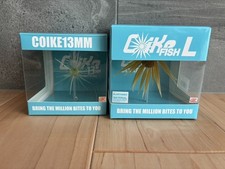 HIDEUP Coike 13MM & FISH L Multi Color Soft Lure 2 Set Bass Fishing New Japan