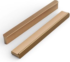10-Pack Champagne Bronze Cabinet Pulls, 5-Inch Hole Centers
