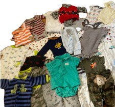 Carter  s Lot Of Newborn NB Baby Clothing-Mostly One Pieces  30 Pieces Total