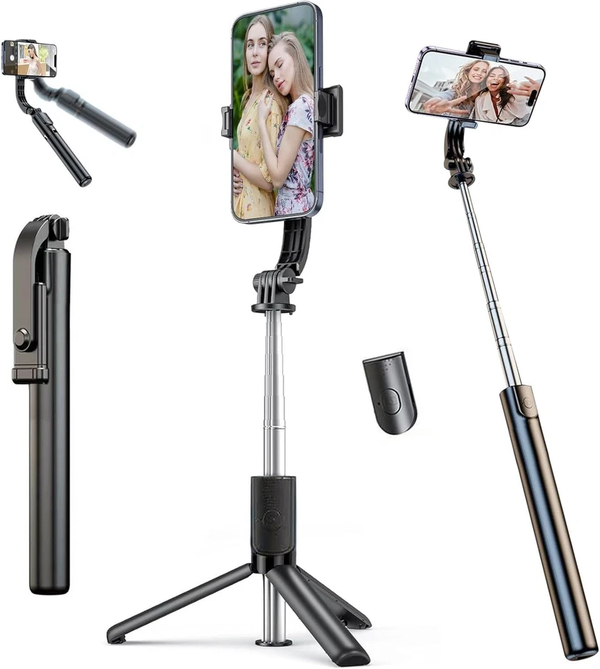 Trípode Selfie Stick 360 Grados con Control Remoto Portátil para iPhone y Android Ph... Foto 3 de 4
