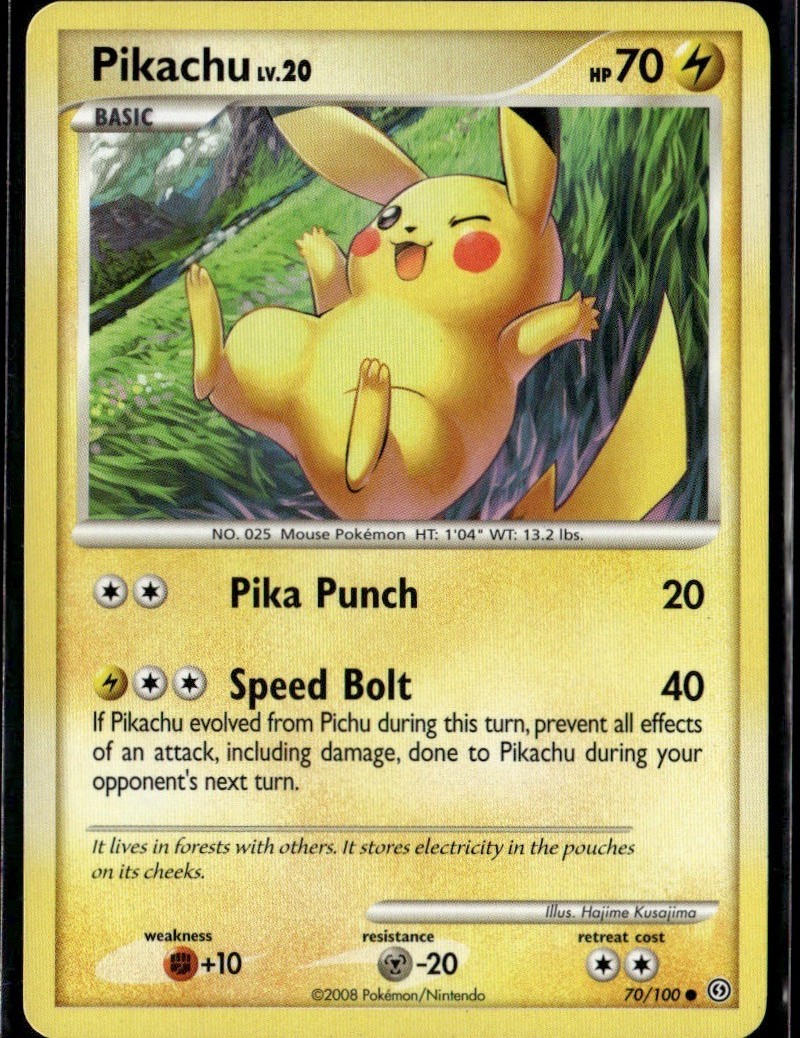 Pikachu Common Stormfront 70/100 NM