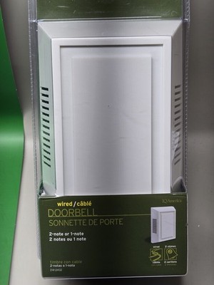 IQ AMERICA WIRED DOORBELL -2 CHIMES -7'' X 5'' - DW 2400 NEW SEALED