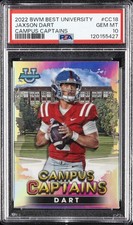 2022 BOWMAN'S BEST UNIVERSITY CAMPUS CAPTAINS #CC18 JAXSON DART PSA 10
