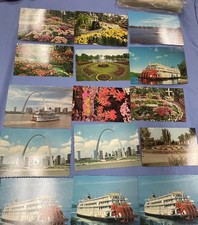 1950&rsquo;s St Louis Missouri Forest Park Jewel Box Arch River Boats Lot Of 15