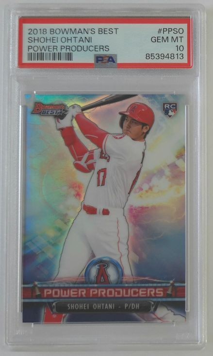 2018 Topps Bowman's Best Shohei Ohtani Power Producers #PPSO PSA 10