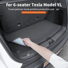 For 2026 6-seater Tesla Model YL trunk mat, Model Y L rear trunk partition prote