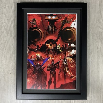 2000 AD Gerahmtes Comic-Book-Kunst Art Blackblood ABC Warriors Mek-Quake