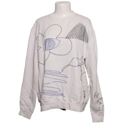 Zara, Sweatshirt, Größe: M, Weiß, Polyester, Print, Damen #dHD