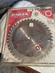 DIABLO 10-Inch 40-Tooth ATB General Purpose Saw Blade  NOS