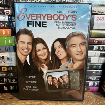 Everybodys Fine DVD Robert De Niro Drew Barrymore Sam Rockwell 2011 Drama - E