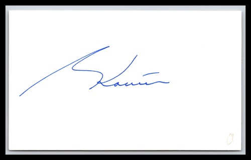 Garson Kanin - Director - 3x5 Card - Signed / Autograph (a) - Picture 1 of 1