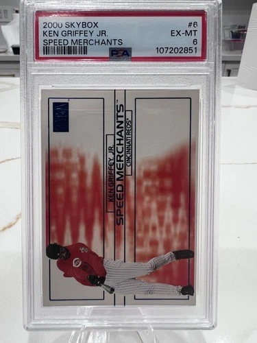 2000 Skybox ~ Ken Griffey Jr ~ Speed Merchants Insert ~ 6 ~ Reds