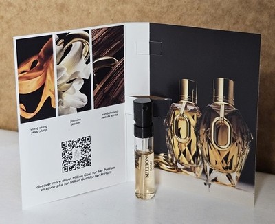 Paco Rabanne Million Gold For Her Parfum 0.5 ml 1.7 FL.OZ Made in France (NWB)