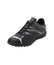Sz 12.5 Puma Men's Attacanto Tt Sneaker, Black Team Silver, 11