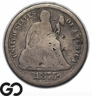 1873 Seated Liberty Dime