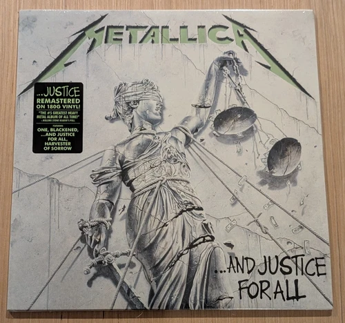 Metallica And Justice for All 180G Remaster Vinyl Record LP BRAND NEW & SEALED