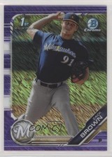 2019 Bowman Chrome Prospects Purple Shimmer Refractor Zack Brown #BCP-152 n1u