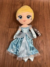 Disney Princess Cinderella Small Plush 15" inch Doll New With Tag