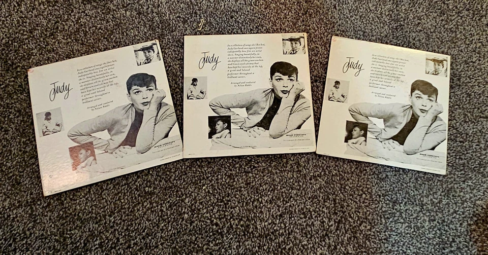 JUDY GARLAND "JUDY" Full Album On 3 45rpm EP Records! RARE! L@@K! Foto 2 de 4