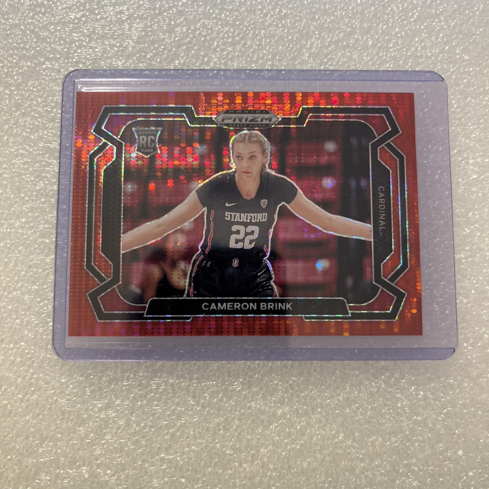 2024 Panini Prizm Draft Picks - Cameron Brink #89 Red Pulsar Prizm /299 (RC)