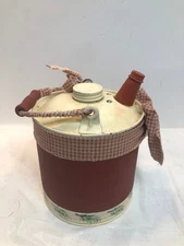 Vintage Decorated Kerosene Oil Can  Metal Farmhouse Primitive Country 9"