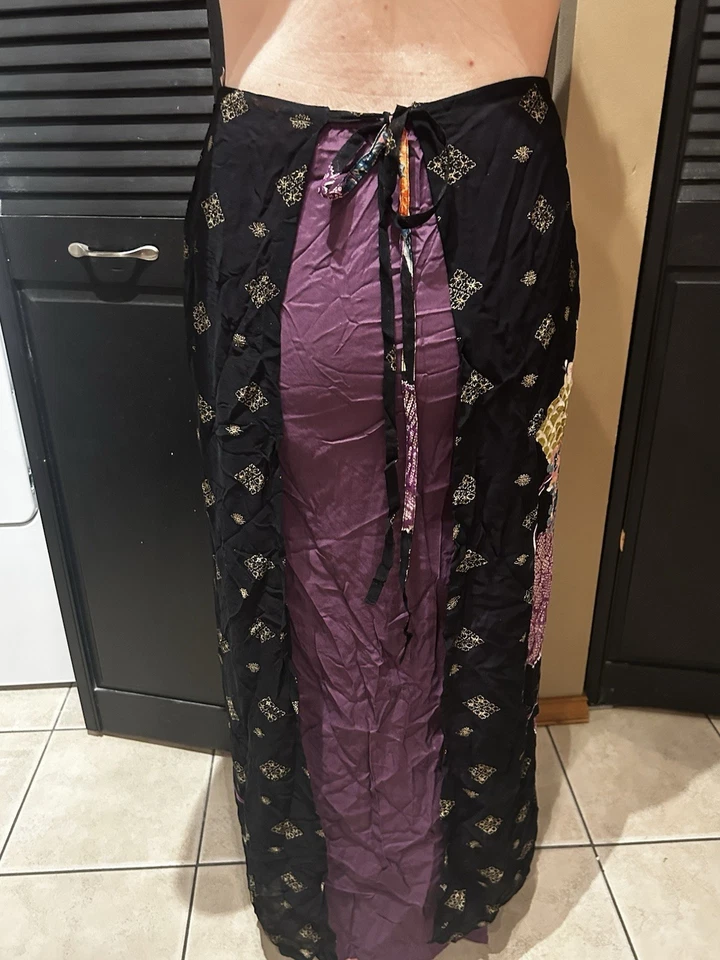 Falda envolvente bordada Free People vintage nueva con etiquetas talla 3 Foto 4 de 4