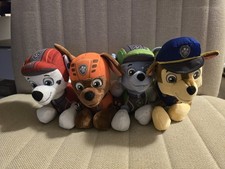 Nickelodeon Paw Patrol 6-8" Plush Stuffed Animals, Set of 4