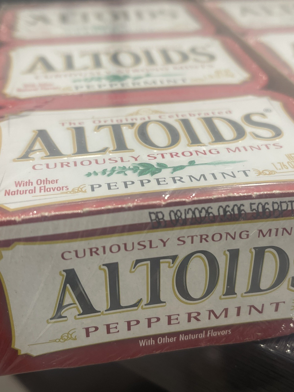 Altoids Curiously Strong Mints Peppermint Breath Mints 1.76 Ounce 12 Count