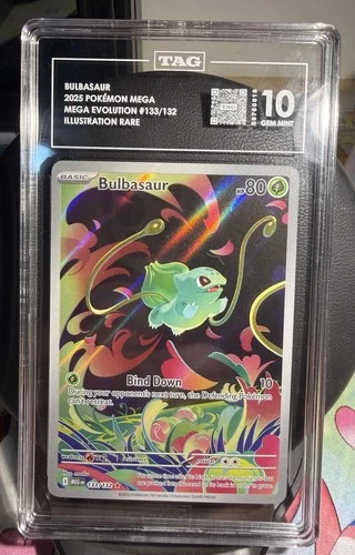 Bulbasaur 133/132 Me01: Mega Evolution Holo Tag 10
