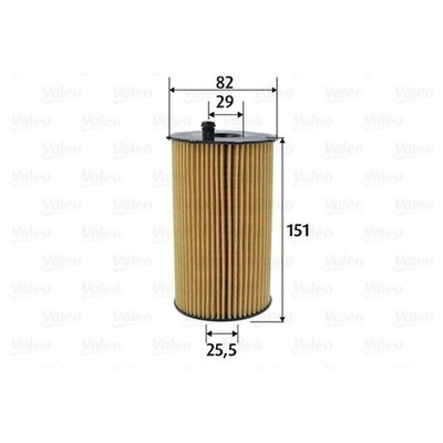 VALEO ÖLFILTER FILTEREINSATZ passend für CITROËN C5 C6 JAGUAR S-TYPE XF XJ LAND