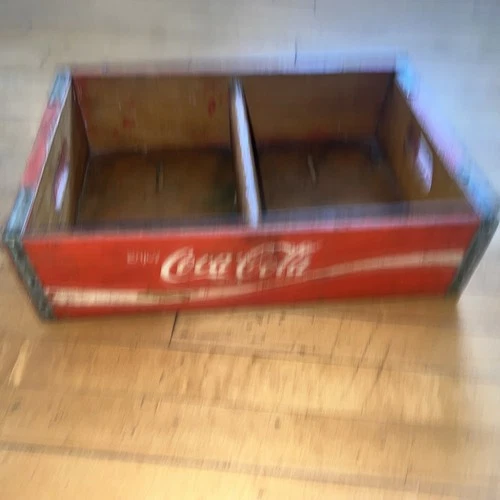 Vintage Wooden COCA COLA With Metal Rivets Wisconsin USA Very Rare