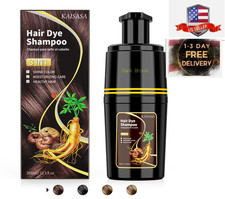 Hair Dye Shampoo 3 in 1 Hair Shampoo Instant Hair Dye Herbal Ingredients