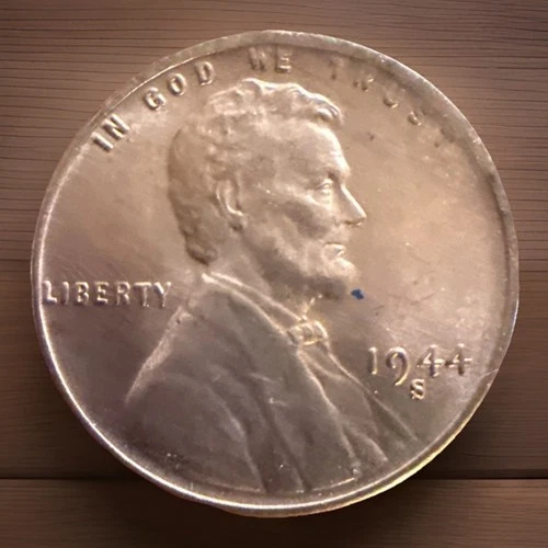1944-S RD BU Lincoln Wheat Cent from OBW “Sold As Pictured” FAST SHIPPING #1986