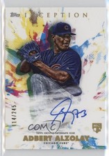 2020 Topps Inception Rookies & Emerging Stars 114/245 Adbert Alzolay Auto 13iq