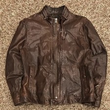 Vintage Lightly Used Leather Jacket in Size 110