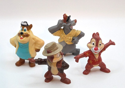 Kellogg's Disney Rescue Rangers 2'' PVC Figures 1991 Lot of 3 & Baloo VTG